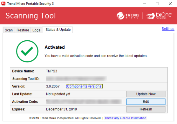 Trend Micro Update File