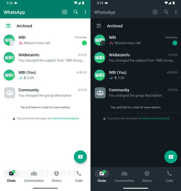 WhatsApp for Android Beta 2.23.13.6 - Image 3